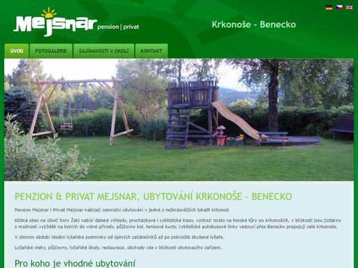 pension mejsnar - ubytování benecko