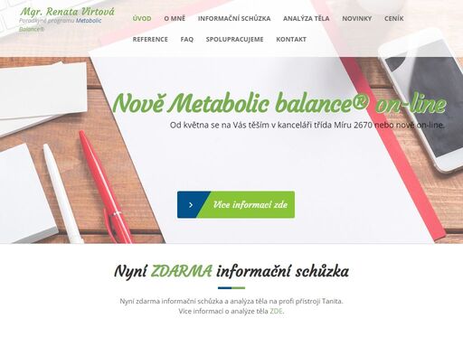 renata virtová je poradkyně programu metabolic balance v pardubicích. vyzkoušejte i vy zdravé hubnutí pardubice.