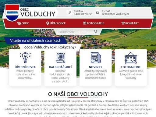 oficiální stránky obce volduchy