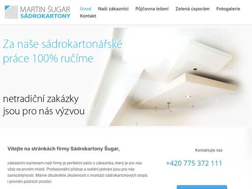 montaz sadrokartonovych i mineralnich stropu a podhledu, pricek a predsazenych sten