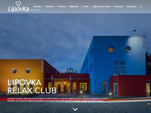 komplex lipovka relax club vám poskytne moderní fitness centrum, wellness služby, penzion i příjemné posezení. klientům je k dispozici hlídané parkoviště.