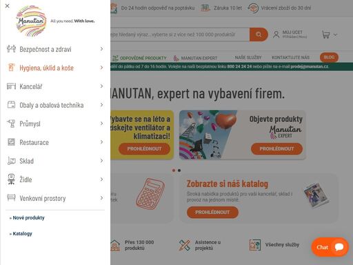 manutan vám nabízí vybavení pro vaši firmu, sklady, dílnu a průmyslové prostory