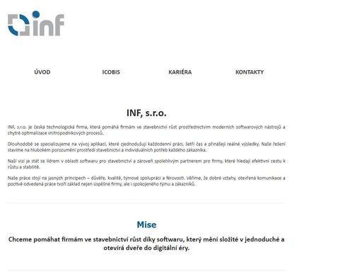 inf - vývoj software na zákazku, webdizajn, outsourcing it služieb, dodávka hw a sw, správa počítačových sietí, redakčný systém ires