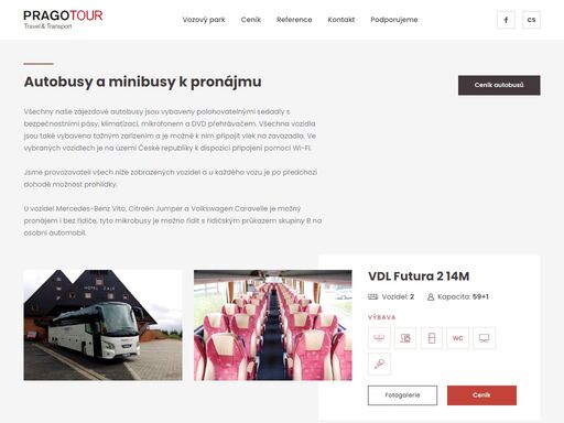 všechny naše zájezdové autobusy jsou vybaveny polohovatelnými sedadly s bezpečnostními pásy, klimatizací, mikrofonem a dvd přehrávačem. všechna vozidla jso