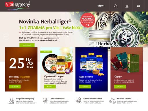 vitaharmony® - český výrobce a mezinárodní distributor vlastních doplňků stravy, kosmetické řady curetouch® a bylinných čajů vitatea. kvalitní produkty pro zdraví a krásu z přírody a dalších …