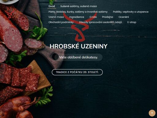 prezentace firmy zabývající se výrobou kvalitních uzenin.