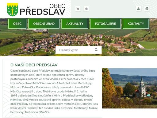 oficiální stránky obce