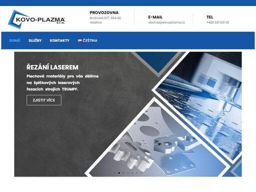 specialista na výrobu z plechujsme zakázková strojírenská výroba se specializací na laserové výpalky a svařované celky z plechu. kovo-plazma s.r.o.zjistit víceřezání laserem plechové materiály pro vás dělíme na špičkových laserových řezacích strojích trumpf.zjistit vícecnc ohraňovánípřesné ohýbání výpalků na cnc ohraňovacích lisech trumpf trumabend 5085, 5170 a v130 s mnoha nástroji a senzorickou kontrolou dohnutí.zjistit vícesvařování