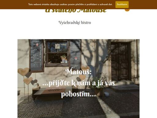 nově otevřené bistro ve vyšehradských sadech v objektu baziliky sv. vavřince. bývalé občerstvení u okénka. 