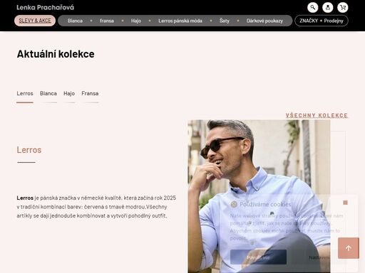     hlavní stránka obchodu lenka prachařová
