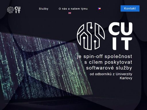 jsme spin-off společnost s cílem poskytovat softwarové služby pro veřejnou správu či soukromé společnosti od odborníků z univerzity karlovy.