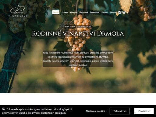 rodinné vinařství s roční produkcí přibližně 60 000 lahví se specializací na přívlastková bio vína. všechny vinice jsou certifikované.