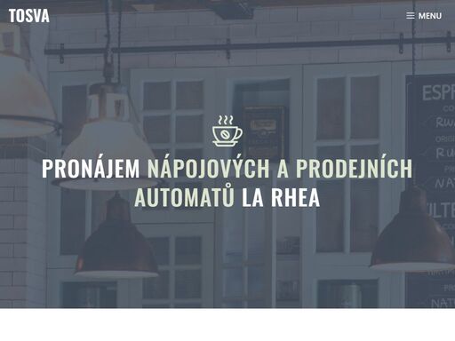 pronájem a prodej nápojových automatů na kávu nebo balené potraviny a nápoje. 12 let na českém trhu.