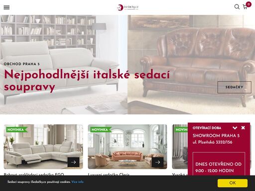 jsme specialisté na italské sedací soupravy, pohovky i gauče v praze, nejlepší výběr nejen kožených sedaček pro moderní, klasické i stylové interiéry. mimořádná kvalita-vyberte si vysněnou sedačku již dnes..