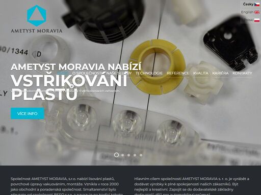 ametyst moravia s.r.o. - výroba plastů pro automobilový průmysl, vstřikování, svařování plastů