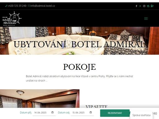 romantické ubytování v centru města mezi vyšehradem a palackého mostem, na levém břehu vltavy. václavské náměstí a další historické památky jsou od botelu vzdáleny 15 minut chůze. elegantní dřevěný nábytek a mosazné prvky zdobení dotvářejí exkluzivní atmosféru hotelu, restaurace, nočního klubu, privátního salonku i všech pokojů.