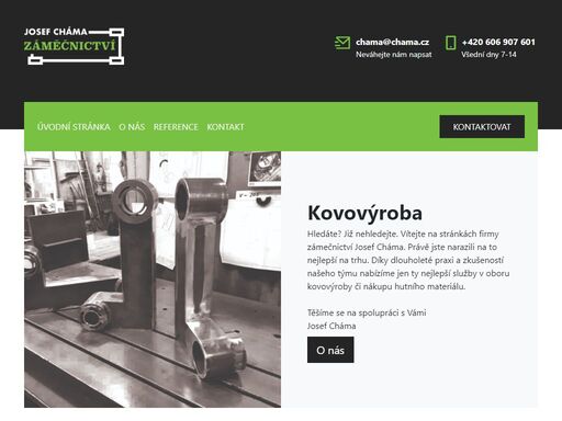 kovoobrabeni, kovovyroba, tvarove paleni spolecnost se zabyva zakazkovou kovovyrobou,