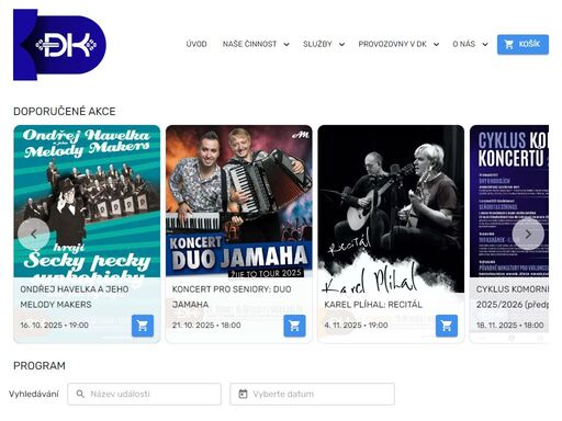 dům kultury vsetín, spol. s r.o. - centrum kulturního a společenského dění ve městě. poklad