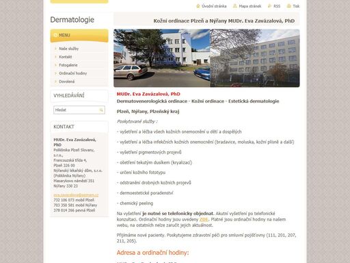 dermatologie plzeň nýřany