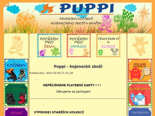 novinky - puppi kojenecké zboží 