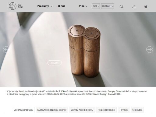 precizní design. z kvalitních přírodních surovin jako je dřevo, sklo nebo porcelán. luxusní kuchyňské doplňky pro každého milovníka designu. česká ruční výroba.