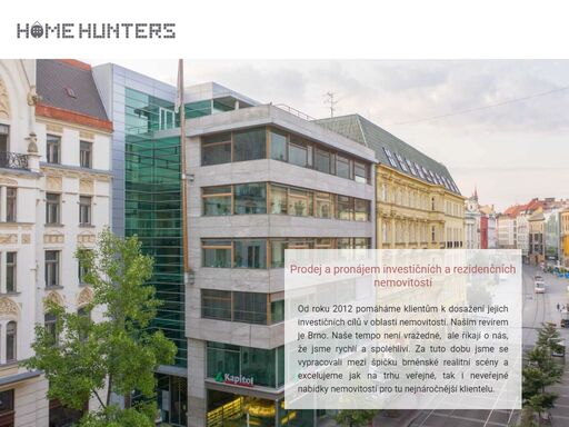 jsme přední realitní kanceláří, pro kterou jsou hodnoty na prvním místě a pro kterou není problém vyřešit jakýkoliv pronájem nebo prodej bytu, domu či pozemku.
