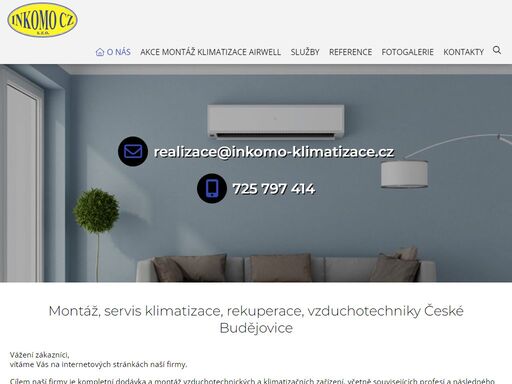 servis, revize, montáž klimatizace, rekuperace, vzduchotechniky české budějovice