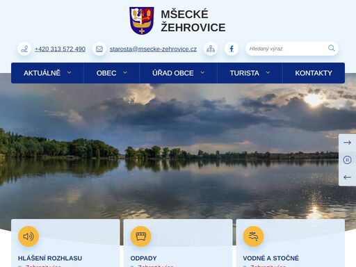 oficiální stránka obce mšecké žehrovice