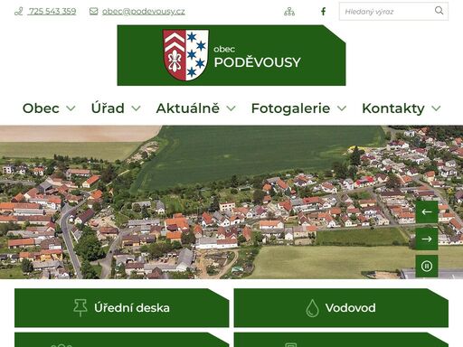 oficiální stránky obce poděvousy