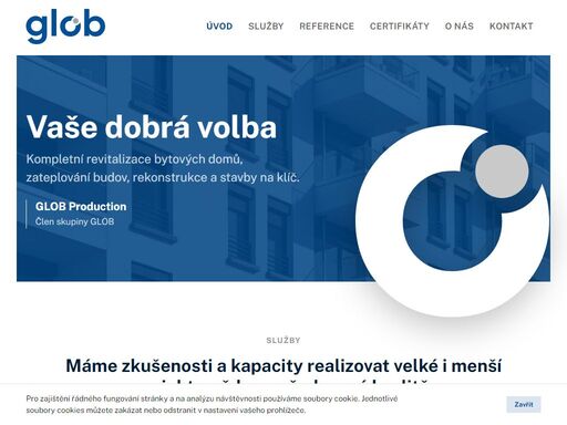 kompletní revitalizace bytových domů, zateplování budov, rekonstrukce a stavby na klíč.
