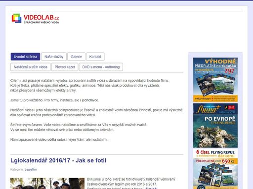 výroba, natáčení a střih videa. firemní a produktové video, instruktážní a výukové video, reportáže, video pro web, animovaná grafika, editace amatárského videa.