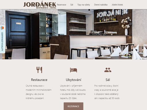 ubytování v;rodinném hotelu jordánek má vždy své kouzlo...