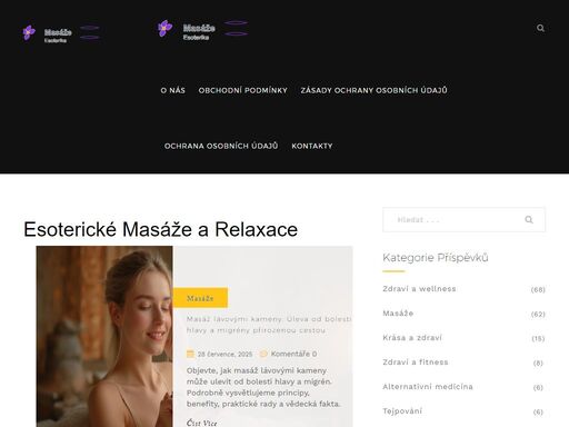 vítejte na portálu esoterické masáže a relaxace, kde najdete přehled masážních salónů specializujících se na esoterické a relaxační masáže. u nás objevíte různé druhy masáží, které v sobě spojují starodávná moudrost a moderní přístupy k relaxaci a harmonizaci těla i ducha. nabízíme ucelený seznam léčebných a energetizujících masážních služeb, které pomáhají zlepšit vaši fyzickou kondici a psychickou pohodu. každý masážní salón je pečlivě vybrán s ohledem na kvalitu a profesionalitu poskytovaných služeb. přečtěte si recenze, porovnejte nabídky a vyberte si tu pravou masáž, která vám přinese relaxaci a novou energii. naše webové stránky jsou průvodcem světem esoterických masáží a poskytují nejenom informace, ale i inspiraci k nalezení ideálního způsobu, jak se starat o své tělo a mysl.