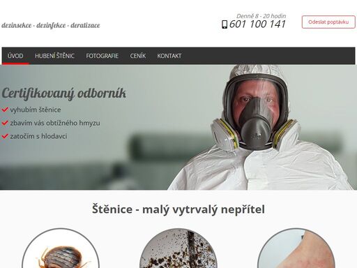 zbavím vás štěnic, jiného obtížného hmyzu a hlodavců. zaručuji 100% diskrétnost, rychlost a kvalitu. působím v celé čr, nejvíce však v praze a středočeském kraji.