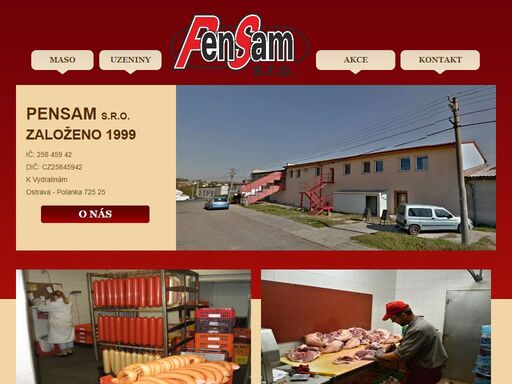 webová prezentace pensam s.r.o.