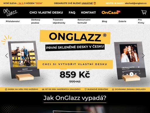 onglazz jsou originální skleněné desky, které si u nás jednoduše vytvoříte! každá bude unikátní. vybírat můžete z 6 editorů s pokročilými funkcemi.