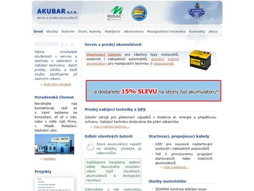 servis a prodej akumulátorů  