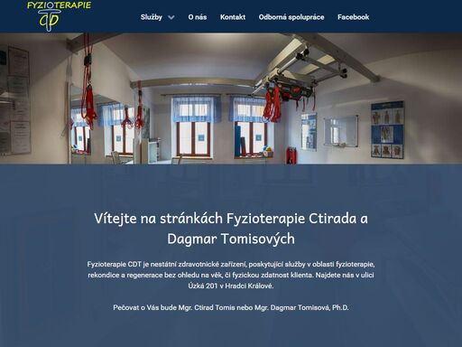 fyzioterapie cdt nabízí cvičení pro hradec králové, věnovat se vám bude ctirad tomis a dagmar tomisová.