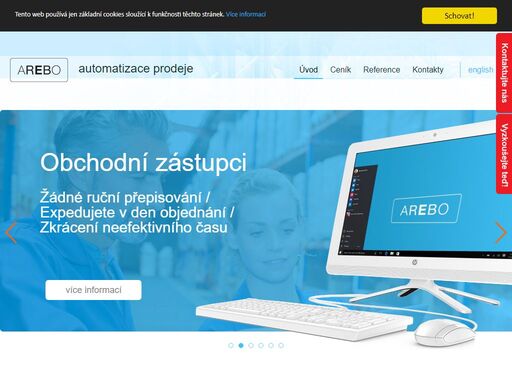 objednávkový systém arebo usnadňuje práci, protože mnoho činností dokáže zautomatizovat.