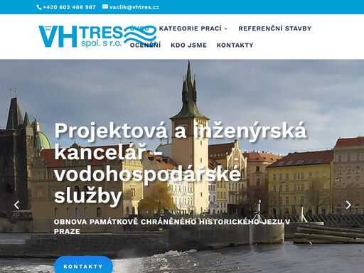 projektová a inženýrská kancelář hydrotechnických staveb. zdravotně inženýrských staveb. inženýrská činnost pro stavby vodního hospodářství.