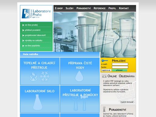 kompletní služby pro laboratoře, projektování laboratoří, stavební úpravy pracovních prostor a dodání ?laboratoří na klíč?, laboratorní nábytek a digestoře, laboratorní přístroje, sklo a pomůcky. poskytujeme poradenství v oboru laboratorní výbavy a technologie a nabízíme speciální výrobky na zakázku.