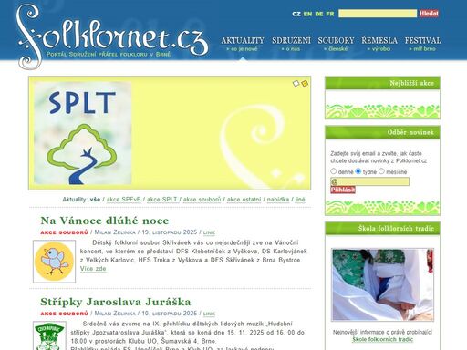 folklornet.cz - portal sdruzeni pratel folkloru v brne