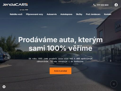 prodáváme auta, kterým sami 100% věříme. od roku 1995 jsme prodali auta více než 6 000 spokojeným zákazníkům. to nás zavazuje i do budoucna.