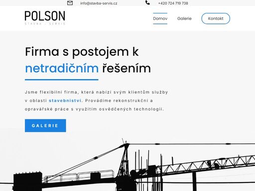 stavby a rekonstrukce polson, je stavební firma zaměřená na spokojenost zákazníku.