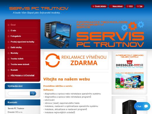 servisní služba pro opravy a údržbu počítačů, notebooků a tabletů.
software, hardware, čištění od prachu.
