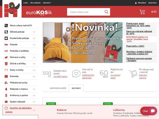 nábytek a doplňky do dětských pokojů