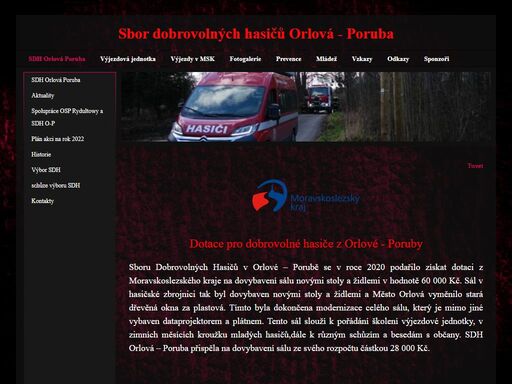 sbor dobrovolných hasičů orlová - poruba