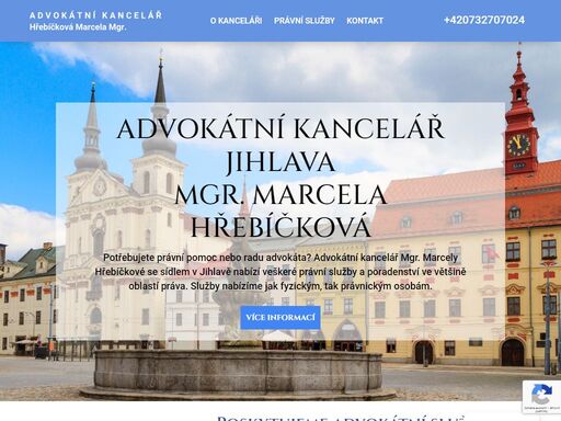 potřebujete právní pomoc nebo radu advokáta? advokátní kancelář mgr. marcelyhřebíčkové se sídlem v jihlavě nabízí veškeré právní služby a poradenství ve