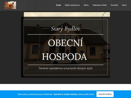 na oficiálních stránkách obecní hospody v starém bydžově.