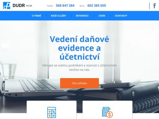 účetní třebíč dudr, s.r.o. poskytuje služby v oblasti daňové evidence, vedení účetnictví, včetně mezd i personální agendy. 